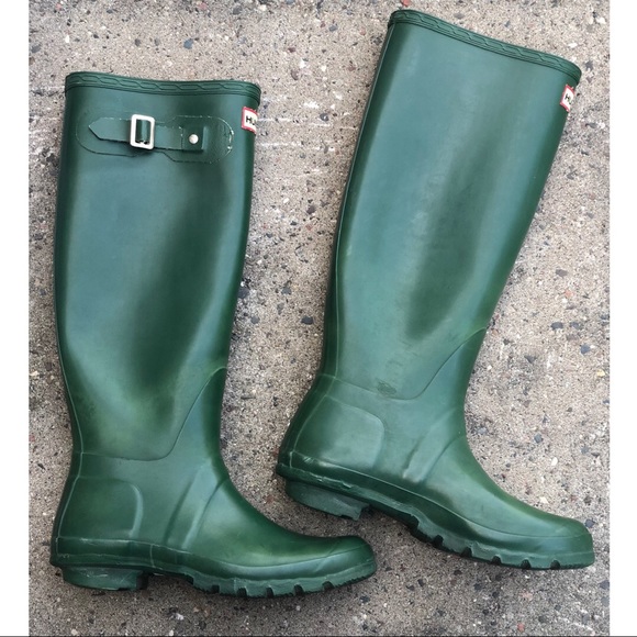 ‼️Sold‼️Womens Hunter tall rain boots size 8 - Picture 4 of 6